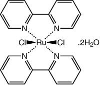cis-Bis-(2,2'-bipyridine)dichlororuthenium dihydrate